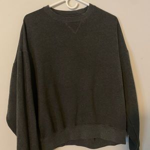 Grey oversized sweatshirt